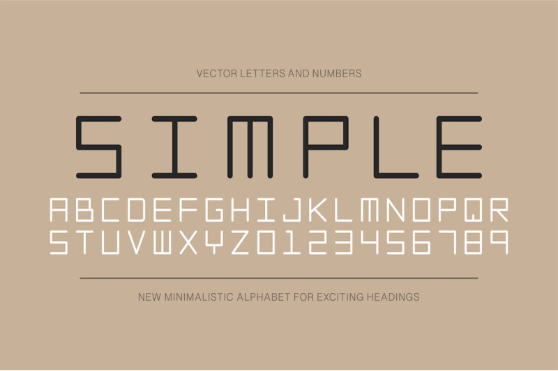 simple-english-minimalistic-alphabet