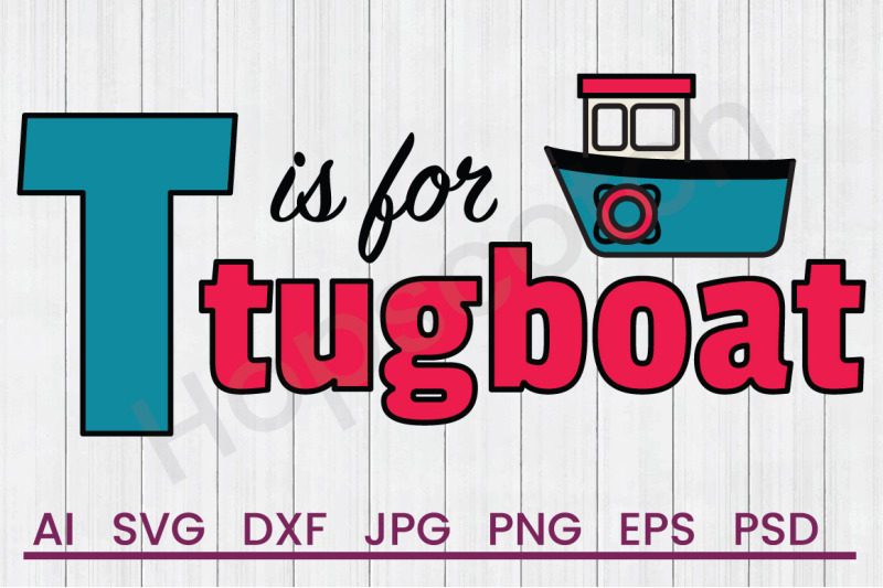 t-is-for-tugboat