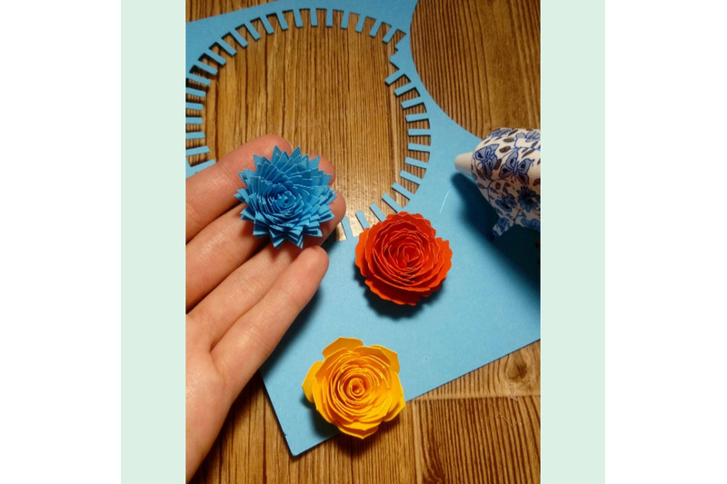 Download Rolled Flower Svg 3d Flower Svg Rolled Paper Flower By Magicartlab Thehungryjpeg Com