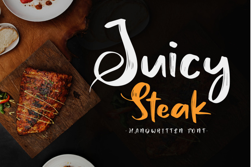 juicy-steak-handwritten-font