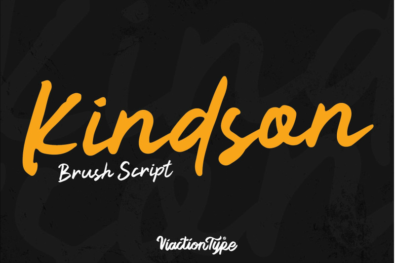 kindson-brush-script