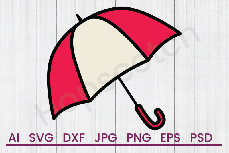 Download Umbrella - SVG File, DXF File By Hopscotch Designs ...