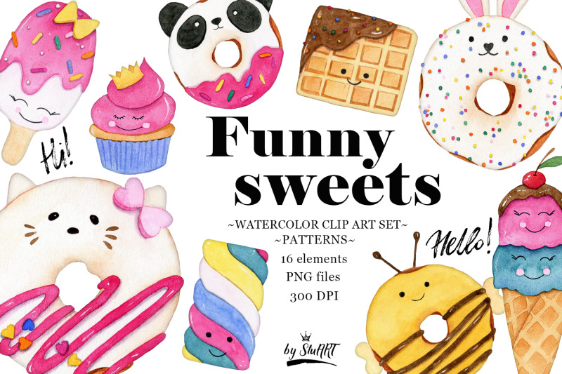 watercolor-cute-sweets-clipart