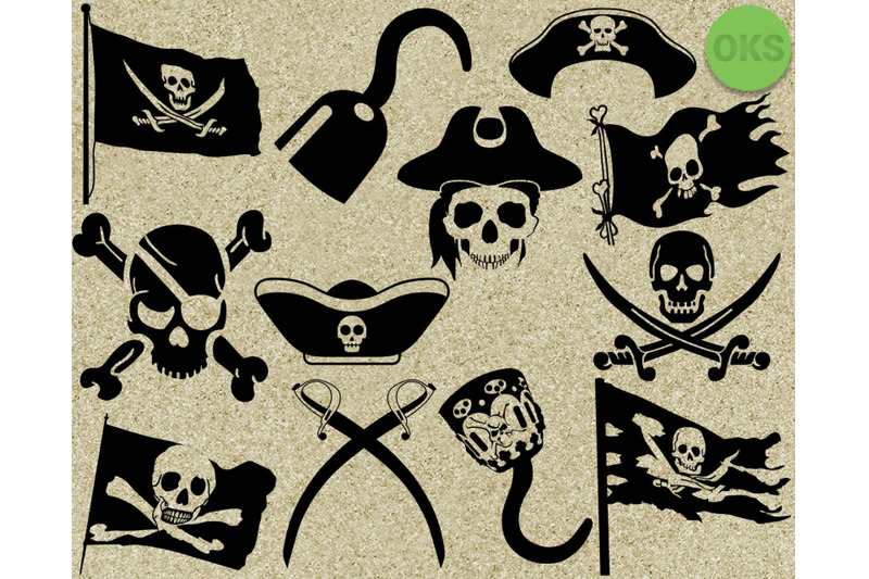 Download pirate svg, svg files, vector, clipart, cricut, download By CrafterOks | TheHungryJPEG.com