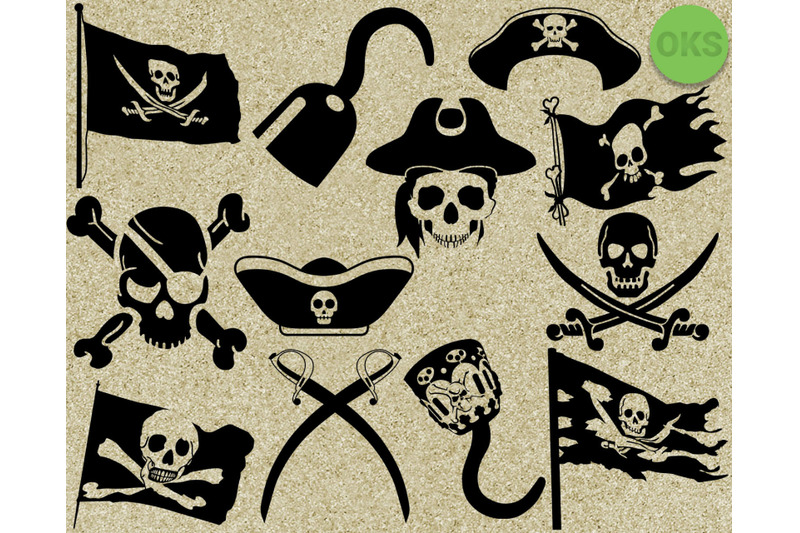 pirate svg, svg files, vector, clipart, cricut, download ...