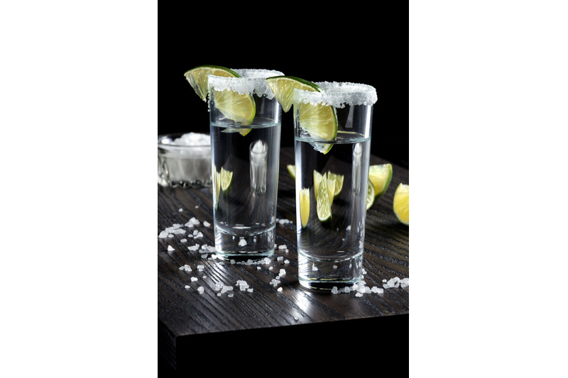 Download Tequila tall shot glasses By food of Maryna Voronova | TheHungryJPEG.com