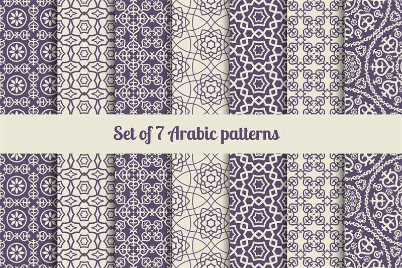 arabic-patterns-set