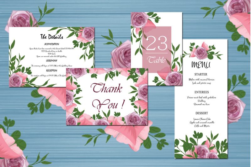 floral-wedding-invitation-suite