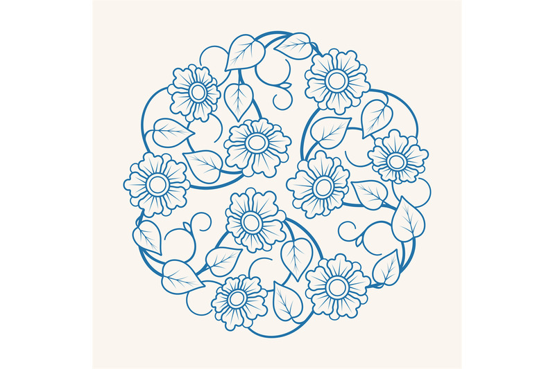 round-floral-ornament