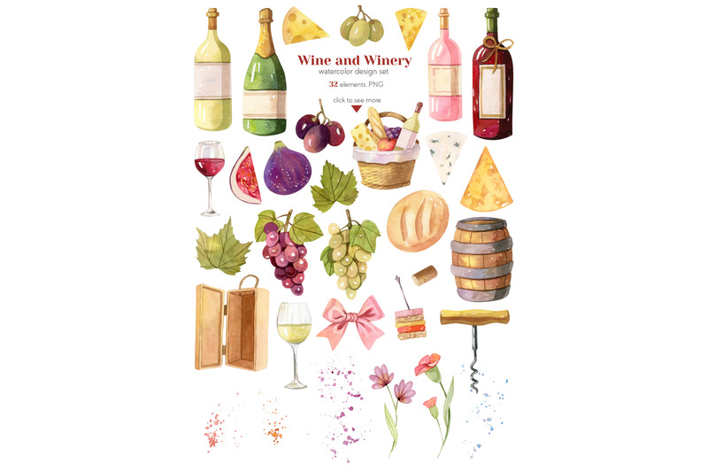 watercolor-wine-and-winery-collection