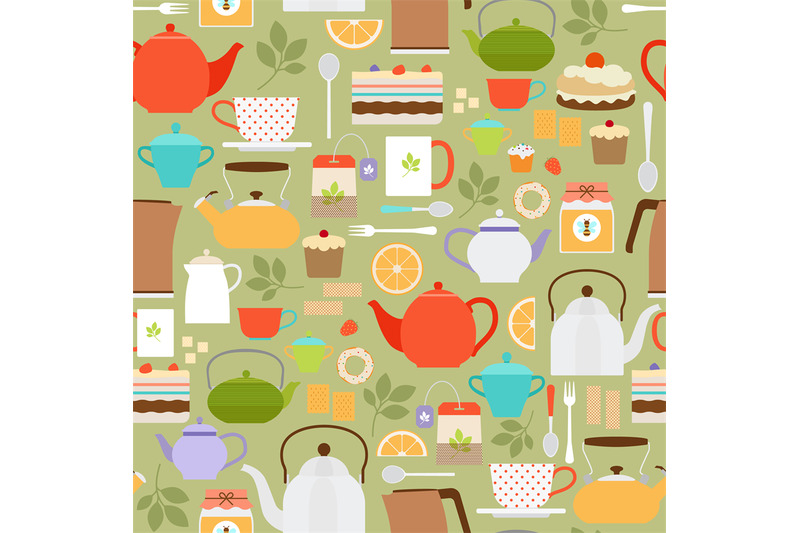 tea-pattern-with-teapots-and-cups