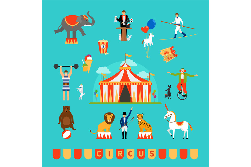 circus-and-fun-fair-elements