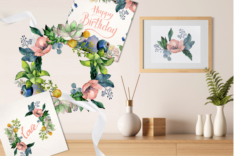 bouquets-with-succulents-watercolor-png