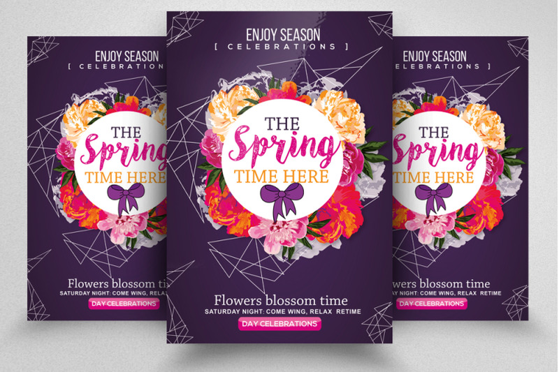 spring-is-coming-flyer-template