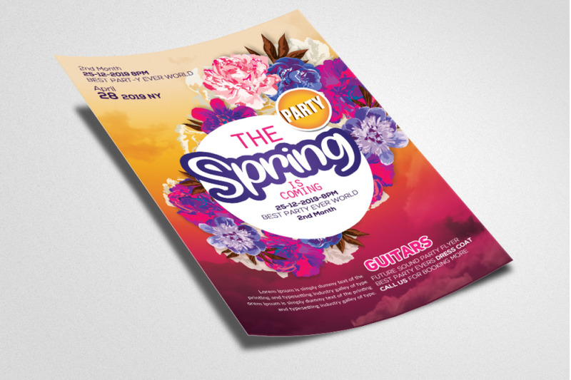 the-spring-flyer-template