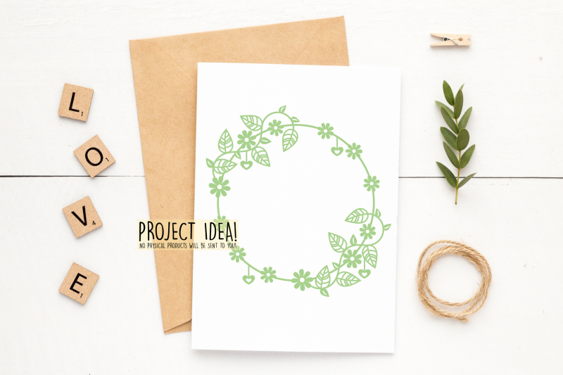 flower-frame-papercut-design