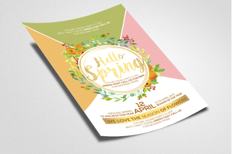 hello-spring-flyer-template