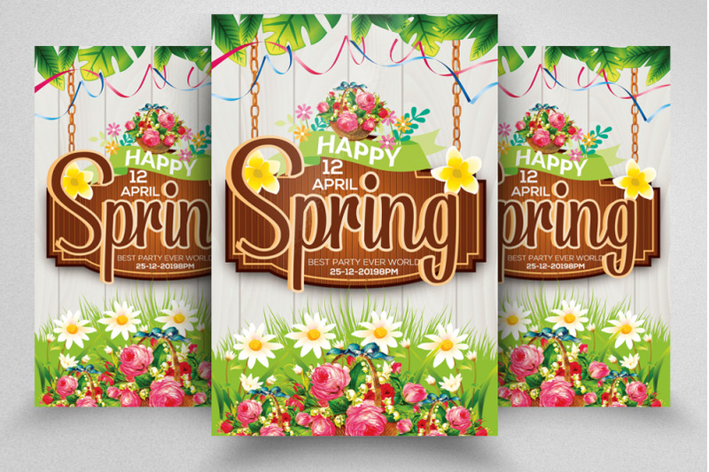 4-spring-flyers-bundle