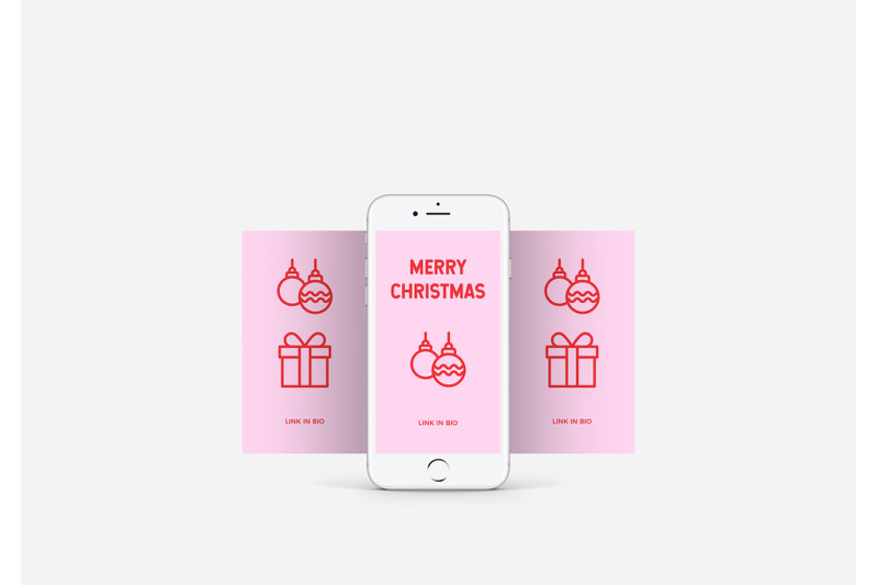 merry-christmas-line-icons-vector