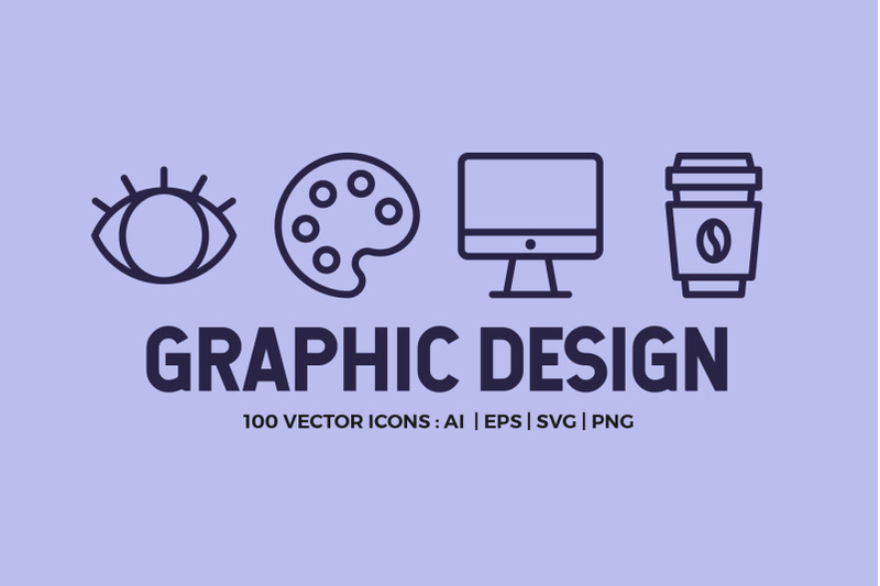 100-graphic-design-line-icons