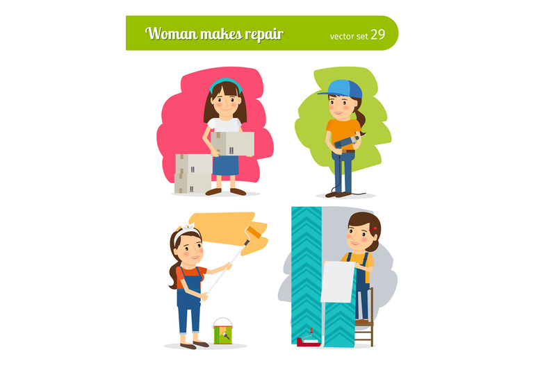 woman-making-repairs