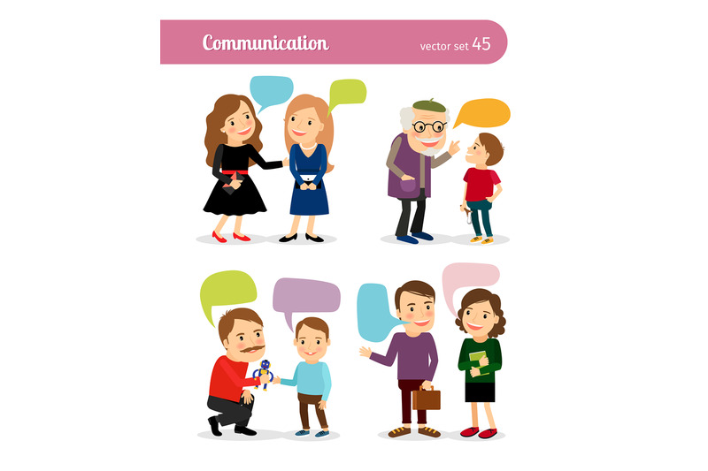 people-conversations-with-speech-bubbles