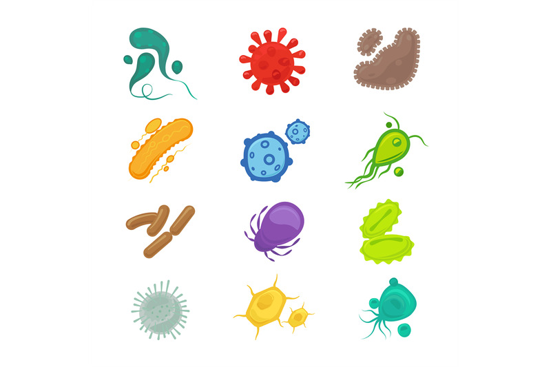 bacteria-and-virus-icons