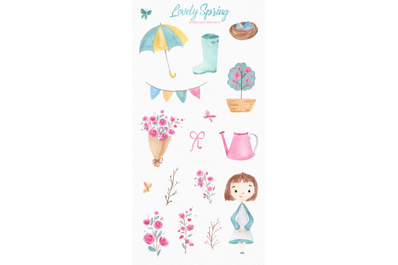 lovely-spring-watercolor-clipart-set