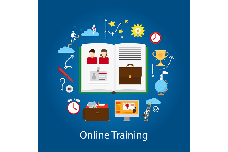 online-education-and-webinar-concept