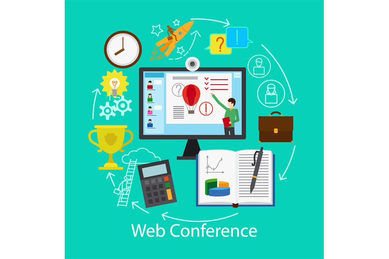 web-conference-concept