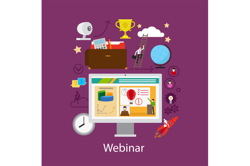 webinar-and-online-learning-concept