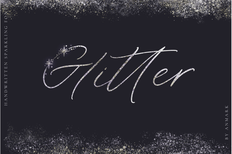 glitter-handwritten-font