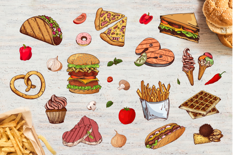 fast-food-clipart-menu