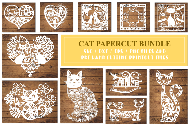 cat-papercut-bundle