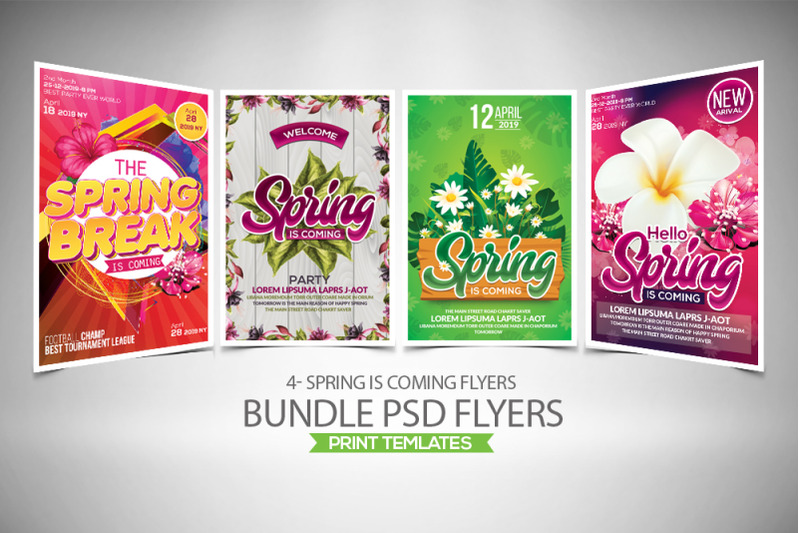 4-spring-flyers-bundle