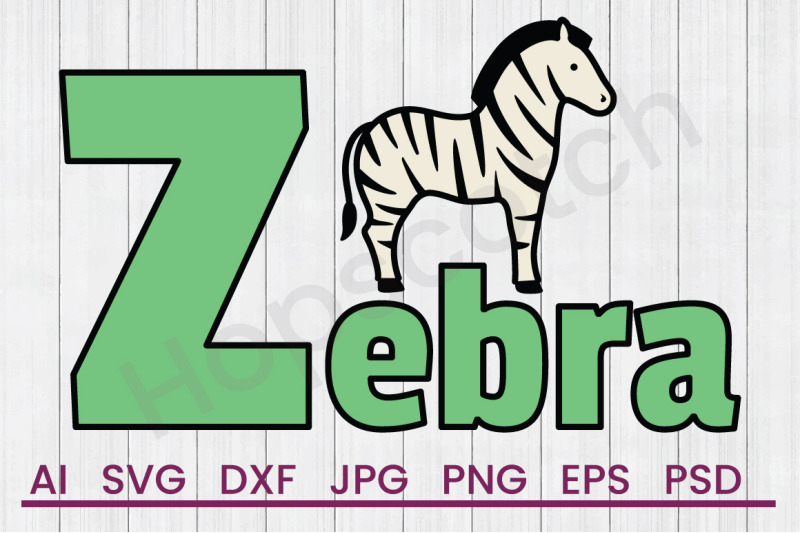 Download Zebra - SVG File, DXF File By Hopscotch Designs ...