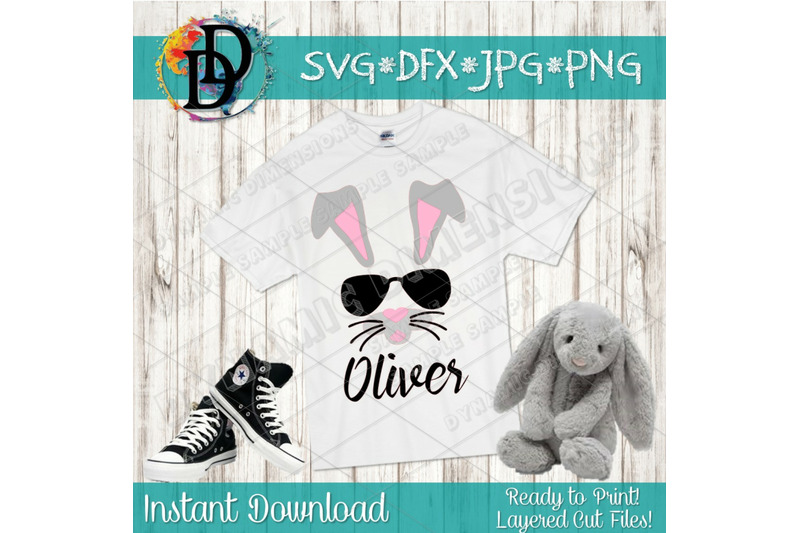 Download Easter Bunny SVG, Personalized Easter Bunny SVG design ...