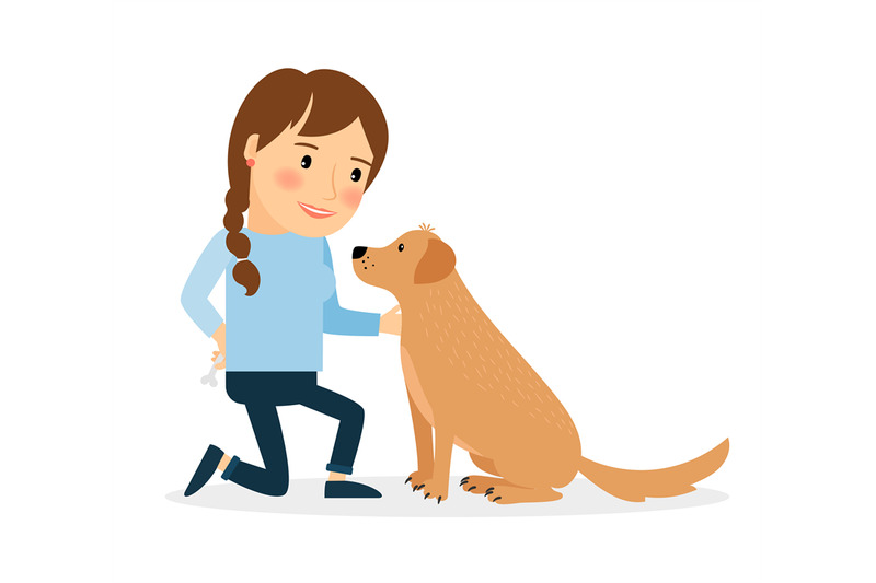 happy-woman-with-dog