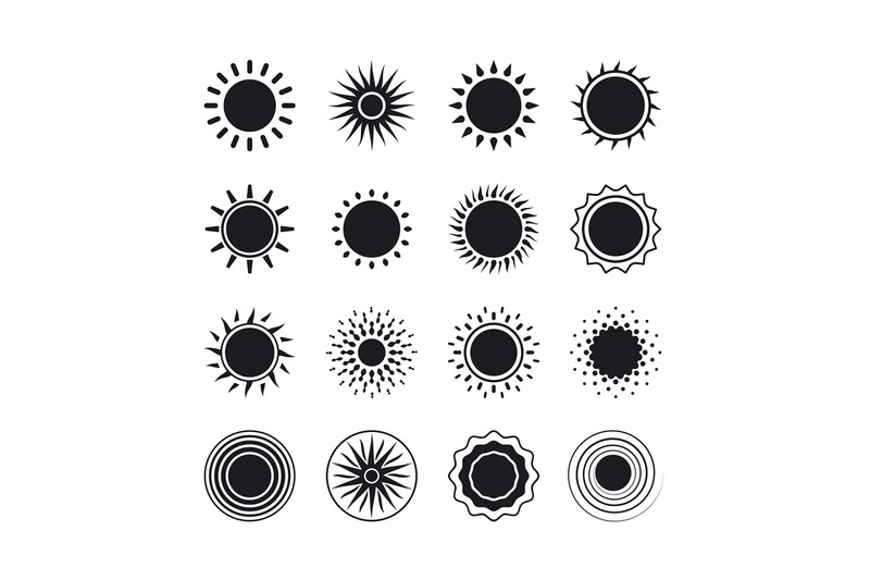 black-sun-icons