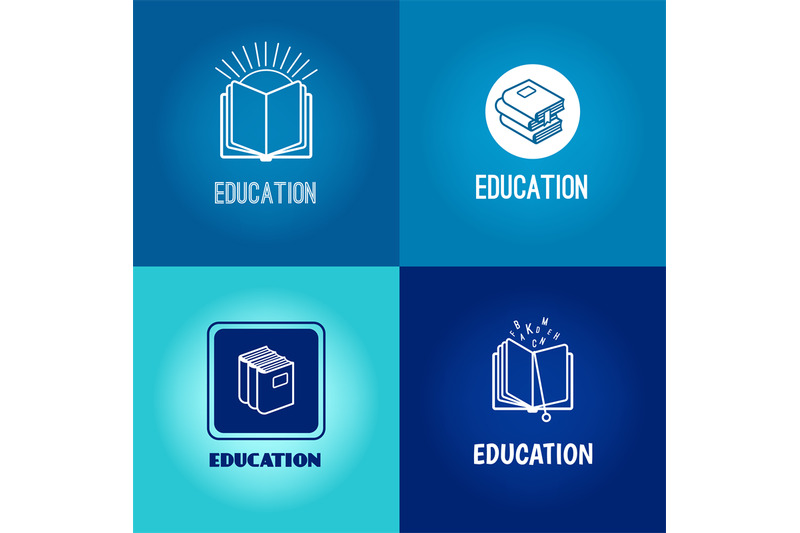vector-education-logo-set