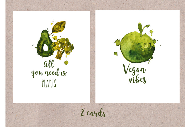 watercolor-vegan-badges-and-logos
