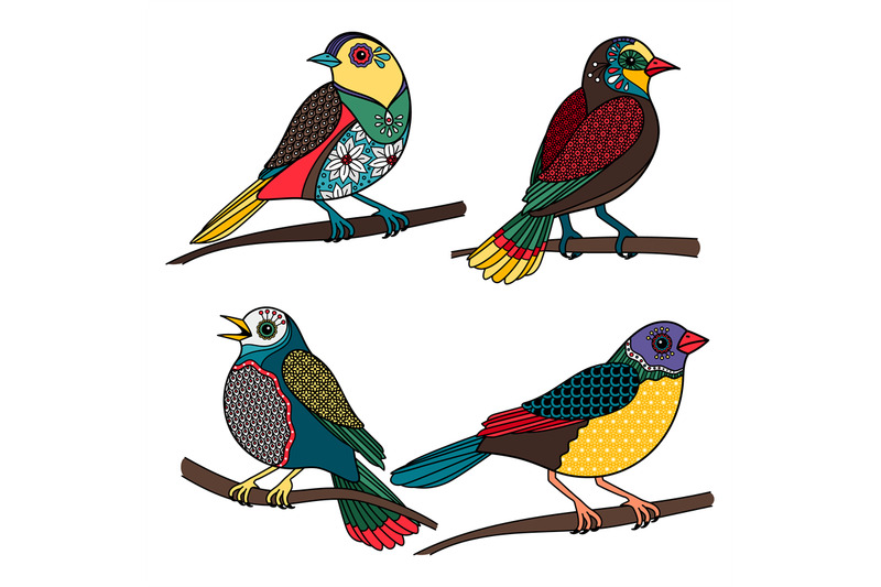 hand-drawn-ornamental-birds