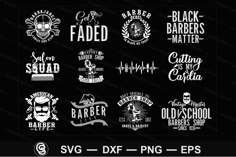 Download Barber Tshirt Design, Barber SVG Design Bundle, Barber ...