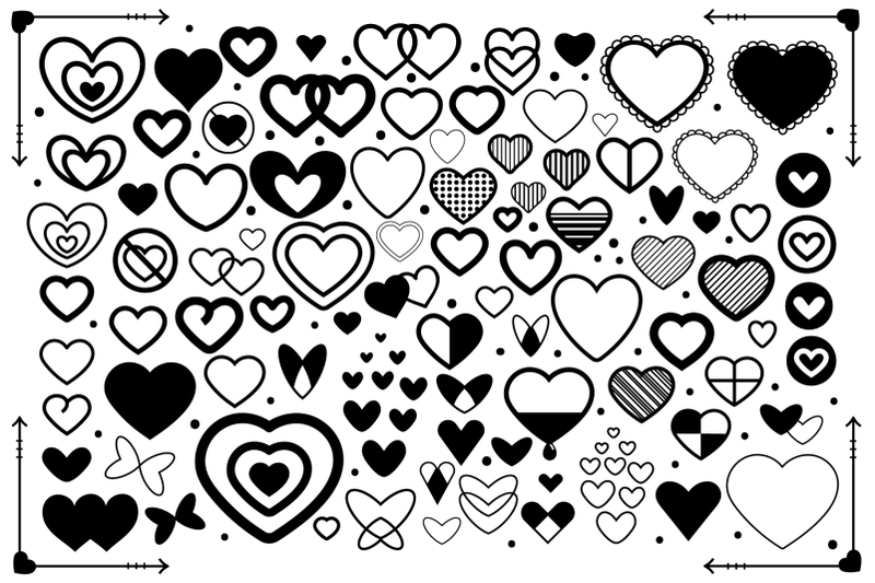 simple-doodle-heart-graphic-set