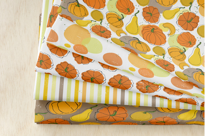 vector-patterns-with-pumpkins