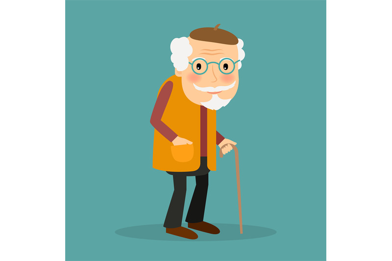 old-man-vector-character