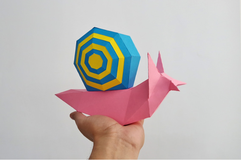 diy-snail-3d-papercraft