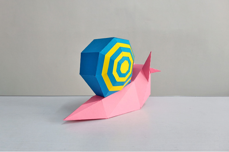 diy-snail-3d-papercraft