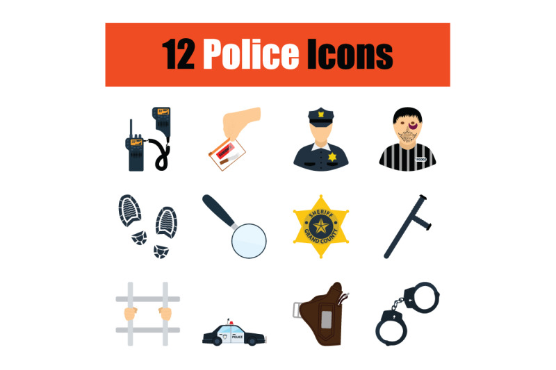 set-of-police-icons