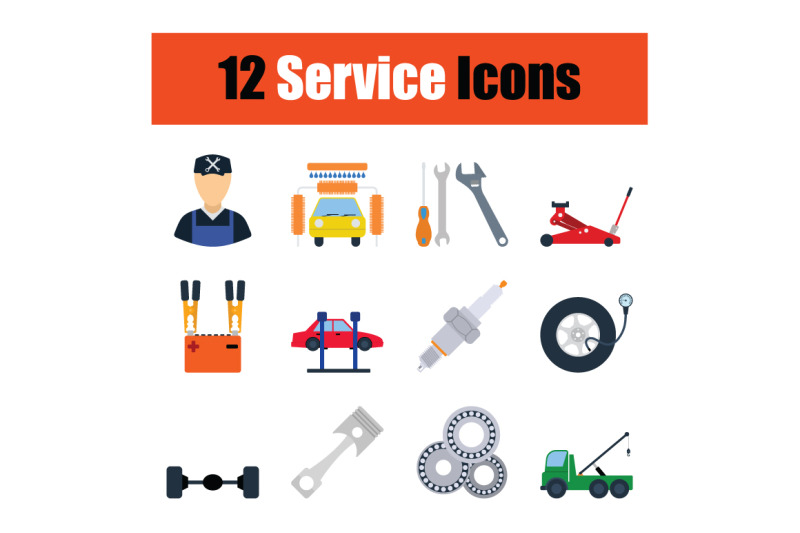 set-of-service-station-icons